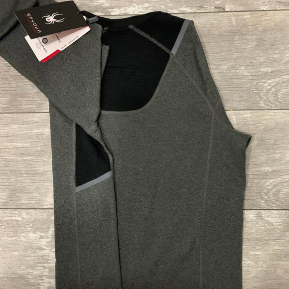 NWT SPYDER Active Sport Long Sleeve ProWeb Base Layer Pullover Shirt SIze M - Picture 3 of 11